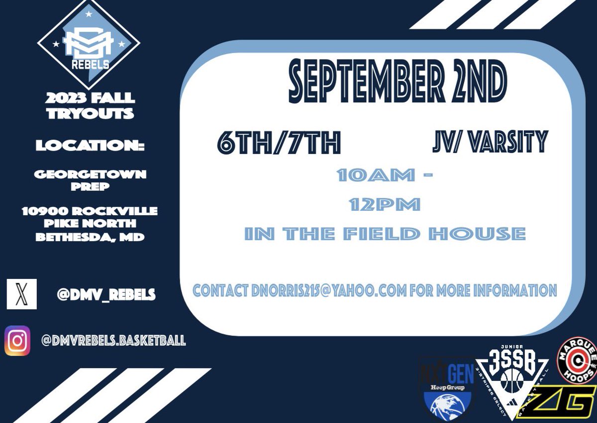 dmv_rebels's tweet photo. 🚨Fall tryouts are here🚨 https://t.co/17a6Y3lMQ4