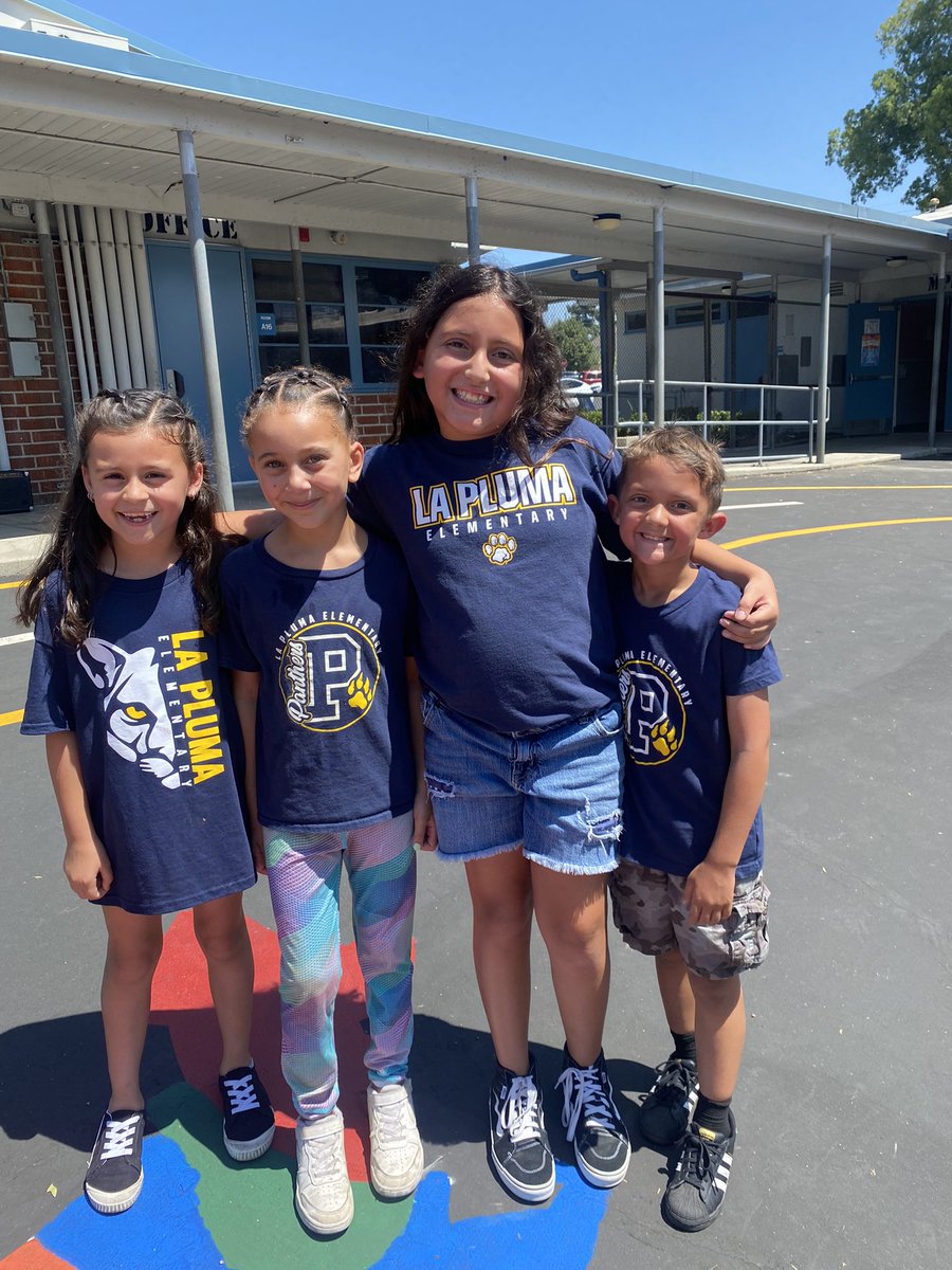 La Pluma spirit day! Showing our pride every Friday! #wearelapluma