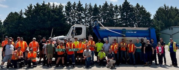 CedarSignsInc's tweet photo. Waterloo Professionals of Waterloo Region (TPOWR) held their annual AORS safety truck roadeo. Congratulations to the top drivers.
Mr. Plow, Andy Foster and Ms. Plow, Laurie Dietrich, both from Region of Waterloo.

You're in good hands with these operators! https://t.co/ZTBss60Rax