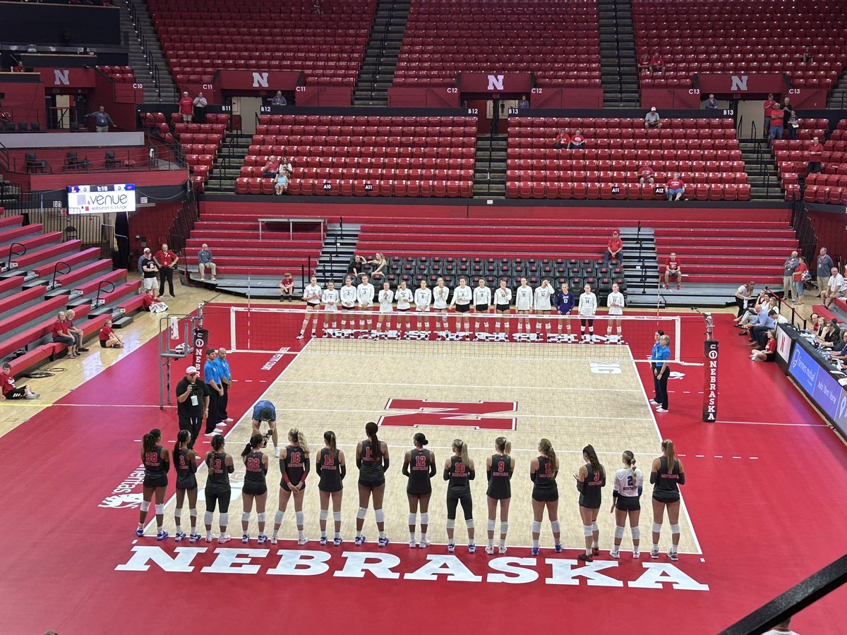 Nebraska prep representation on both sides of the net in the Devaney Center this afternoon!

Lipscomb MB Brooklyn Fuchs - <a href="/LincolnEastVol1/">Lincoln East Volleyball</a>

SMU OH Evan Glade - <a href="/mw_volleyball/">MILLARD WEST VOLLEYBALL</a>