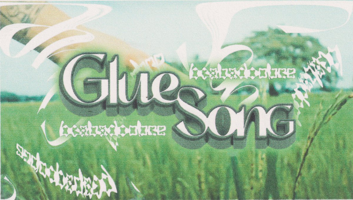 beabadoobee - glue song title cards