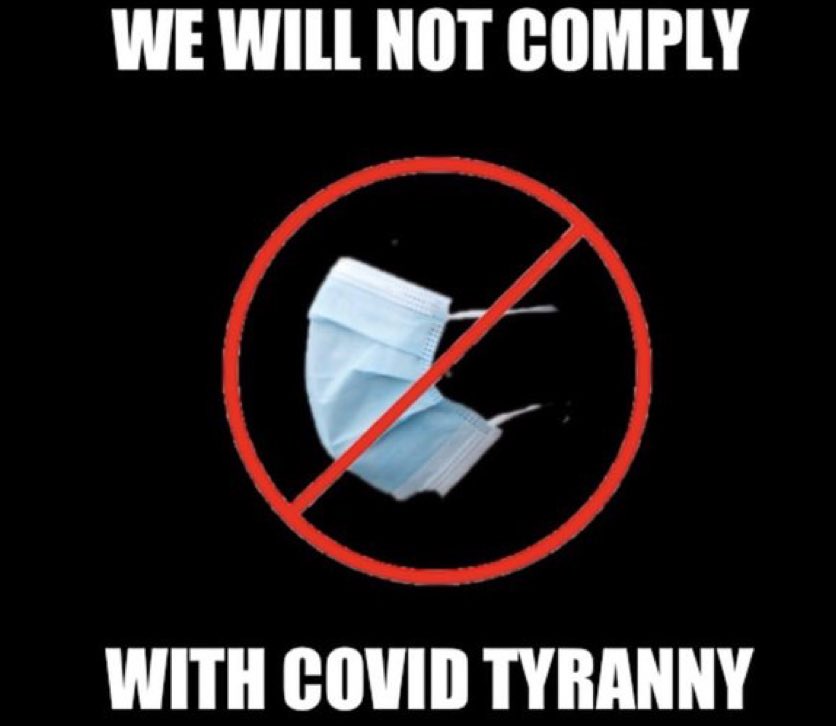William45777753's tweet photo. @CTVNews DO NOT COMPLY 

TO THE NEW 

PROTOCOLS https://t.co/ahVDD1gHCh