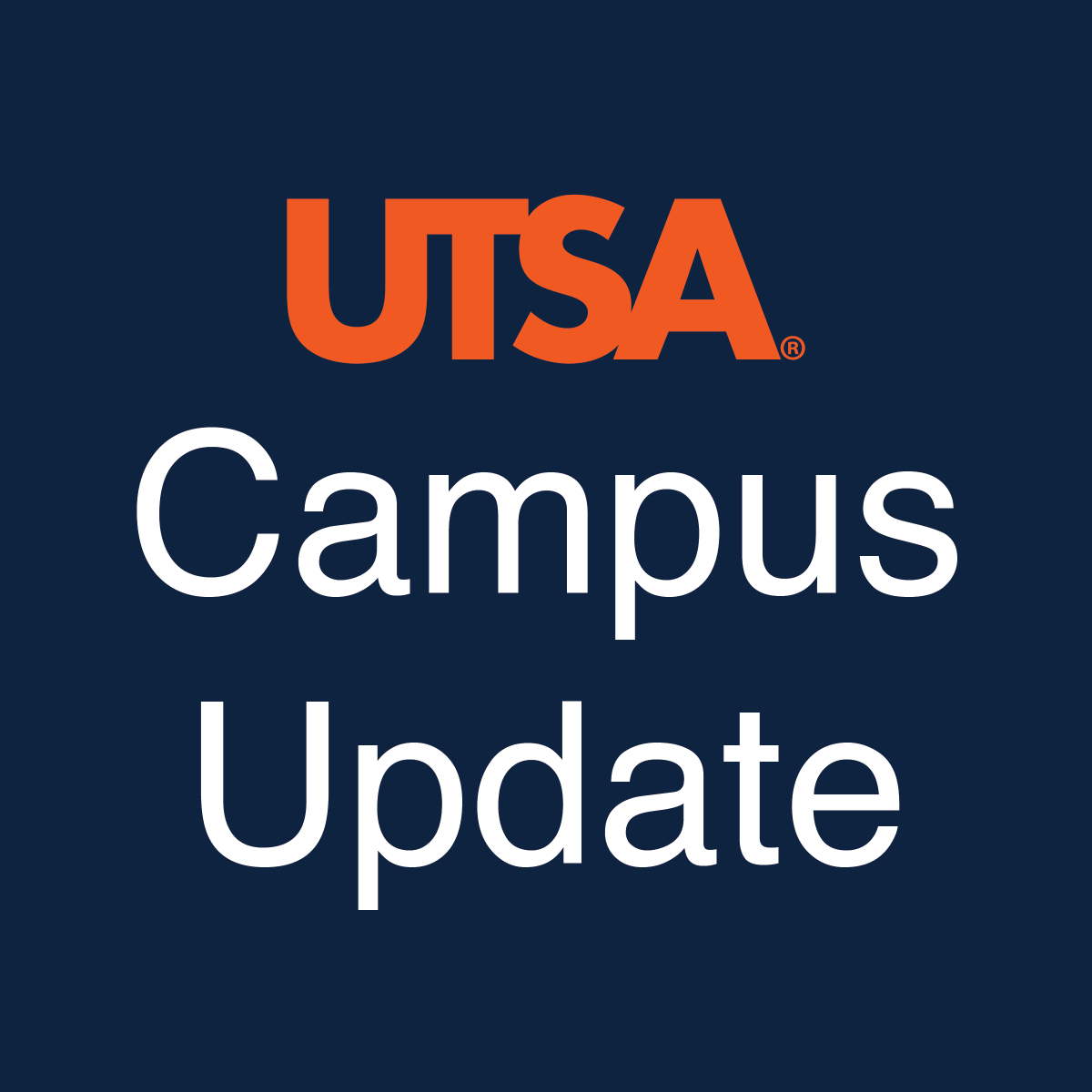 UTSA's tweet photo. ‘Runners, there could be more challenges with energy demand through the weekend. Get the latest information and campus response on UTSA Today: https://t.co/EgsTT2DBaj

#UTSA #UTSAUpdate https://t.co/kOMxdUajbO