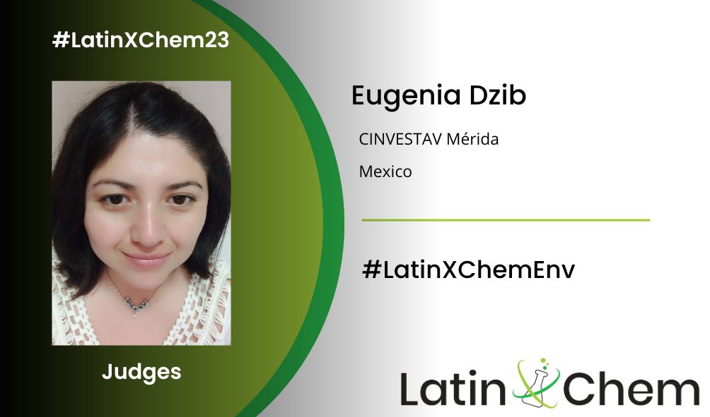 Hi everyone! I'm Eugenia Dzib, posdoctoral fellow in <a href="/theochemmerida/">Gabriel Merino</a> at <a href="/CINVESTAVMERIDA/">Cinvestav Mérida</a>. Iwork in the development of #ChemicalKinetics Software and its application to atmospheric problems. I look forward to see the posters at the #LatinXChem2023 in the #LatinXChemEnv category!