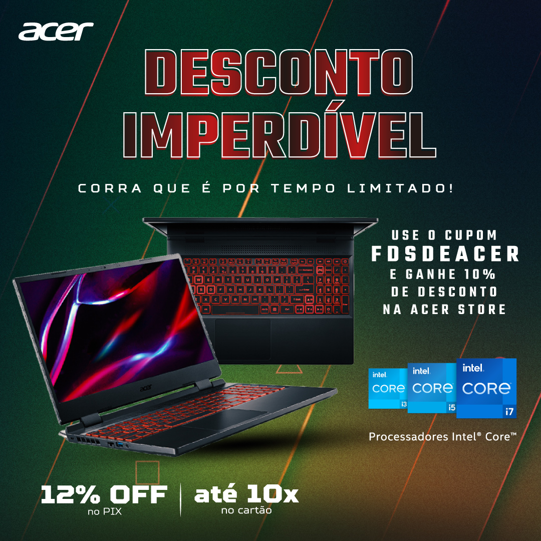 AcerdoBrasil's tweet photo. Você pediu e o desconto chegou na Acer
Store. Mas corra, pois é por tempo limitado! Acesse o
link https://t.co/wbOhX7h49I e garanta 10% OFF.
#AcerDoBrasil #AcerStore #Desconto #Notebook
#NotebookAcer https://t.co/550Pq2RNHX