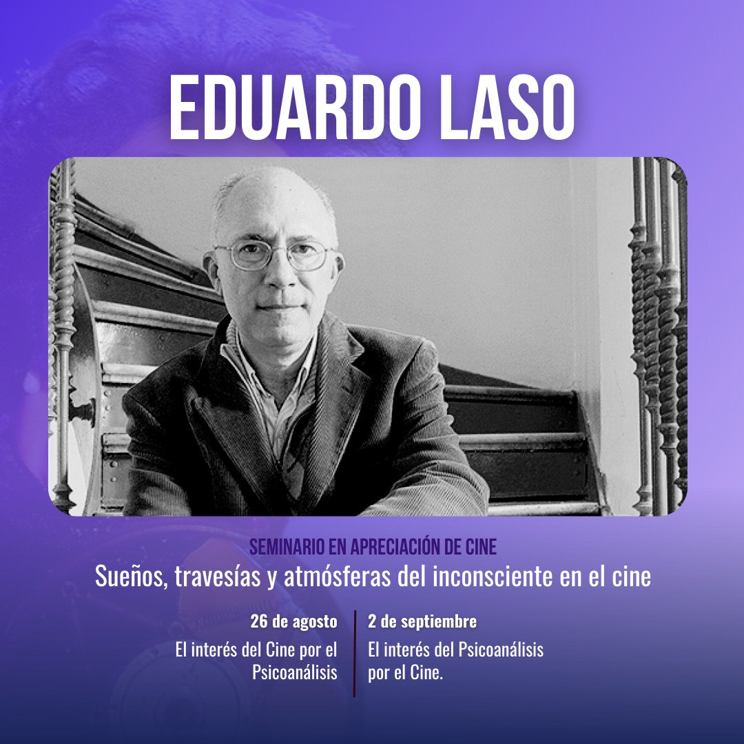 Cinefiliaorg's tweet photo. Eduardo Laso. Licenciado en psicología y psicoanalista. Docente @UBAPsicologia Autor del libro "El ojo maravilloso: desencuentros entre psicoanálisis y cine" y el film Freud en el cine: de lo sublime a lo ridículo. Un ensayo cinematográfico (2019).
@colombomedellin
#Inscríbete https://t.co/whCaOKW9or