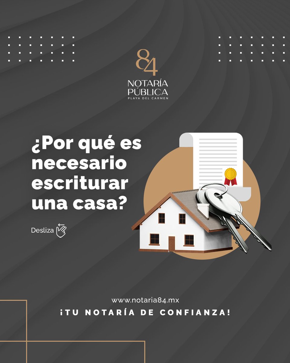 notaria84playa's tweet photo. ¿Por qué es necesario escriturar tu casa?, acá te lo compartimos 👇

En la Notaría 84, ¡Estamos para servirte! #TuNotaríaDeConfianza

Contacto: 

📞 984 109 3550 

📲 983 107 5624

🌎 https://t.co/TC2cW6INf2

#NotarioPublico #Notarios #Notaria #NotariasQuintanaRoo #Abogado https://t.co/SKMLOSqLC6