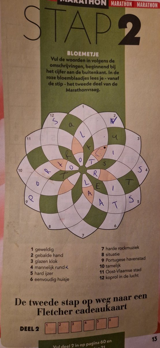 Miss_Copycat's tweet photo. #dtv wie snapt deze #puzzel? 2 moet sowieso 'vuist' zijn maar waar laten we de 5e letter? Zelfde bij 'Stier' en 'salto' bijvoorbeeld? #help wij worden gek hier en ik mag niet opgeven van de wederhelft.  Bij gebrek aan tippex, die binnenste witte ring klopt dus niet! https://t.co/SQC7yFh5fi