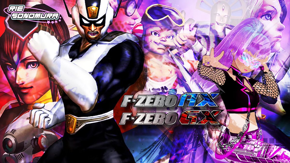 RieSonomura's tweet photo. in less than 20 minutes, we'll stream F-Zero GX (with a bit of AX) for the game's 20th anniversary! (Switch port when 🥺) stream in replies!
#vtuber #envtuber #vtubersupport #vtuberuprising #twitchaffiliate #oneuptwitch #dddesires #anonlook #onairvt #vtubersarestillwatching https://t.co/2SYEWIuniW