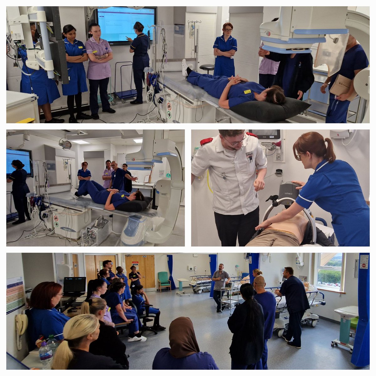 Great training day today for the team 🩶 #ward1 #silverheartunit  #integratedcardiologyunit
<a href="/BuryCO_NHS/">Bury Care Organisation</a> <a href="/NCAlliance_NHS/">Northern Care Alliance NHS Foundation Trust (NCA)</a> <a href="/NcaPef/">NCA PEF Team</a> <a href="/NcaPef/">NCA PEF Team</a> <a href="/NCACareersNHS/">Careers at Northern Care Alliance NHS FT</a>