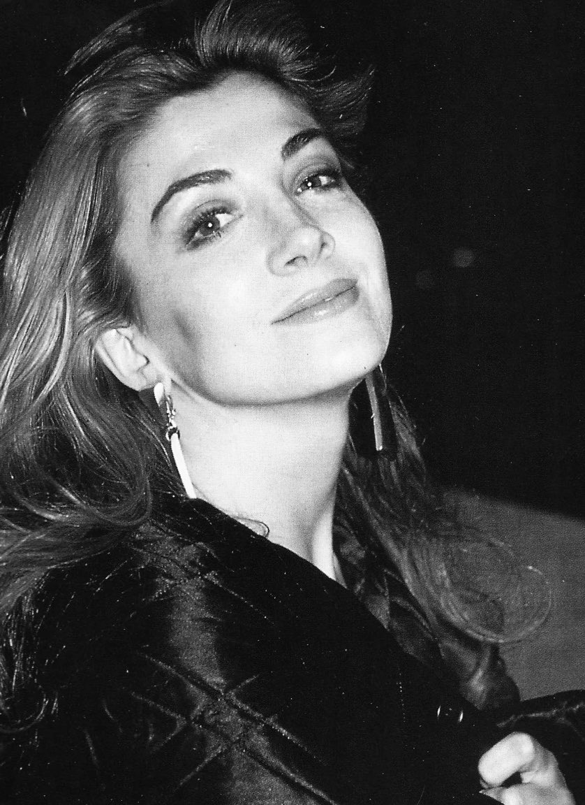 : ̗̀➛ natasha richardson seen in grande bretagne [1990]