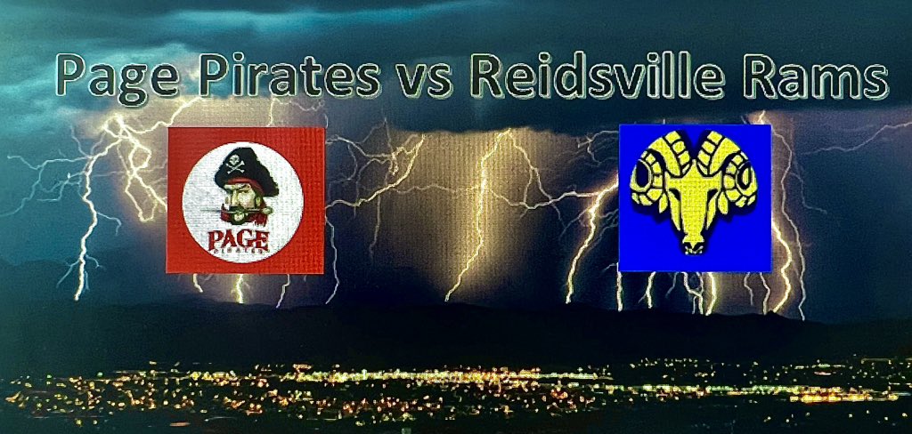 Page High School Athletics (@pagepiratesath) on Twitter photo Update to all the fans traveling to Reidsville for the game tonight at 7:30pm. It is a cash ONLY ticket at the game.
#DreamBig <a href="/PagePiratesFB/">Page Pirates Football</a> <a href="/PiratesSportMed/">Pirates Sports Med</a> <a href="/PiratesPage/">page pirates</a> Update to all the fans traveling to Reidsville for the game tonight at 7:30pm. It is a cash ONLY ticket at the game.
#DreamBig <a href="/PagePiratesFB/">Page Pirates Football</a> <a href="/PiratesSportMed/">Pirates Sports Med</a> <a href="/PiratesPage/">page pirates</a>