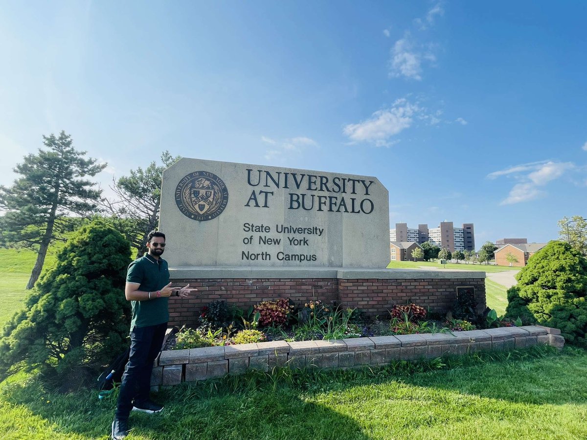It's SUNY this side! 🌞 

Just touched down in the land of opportunities 🇺🇸.  Excited to kick off my masters journey in Management Information Systems! 📚 
Time to unlock new horizons and tech possibilities. 🌎 
@UBuffalo #NewBeginnings #UBuffalo #StudyInTheUS