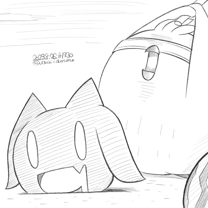 ラクガキおじさんの朝は早い。

おはスイカ割り。 