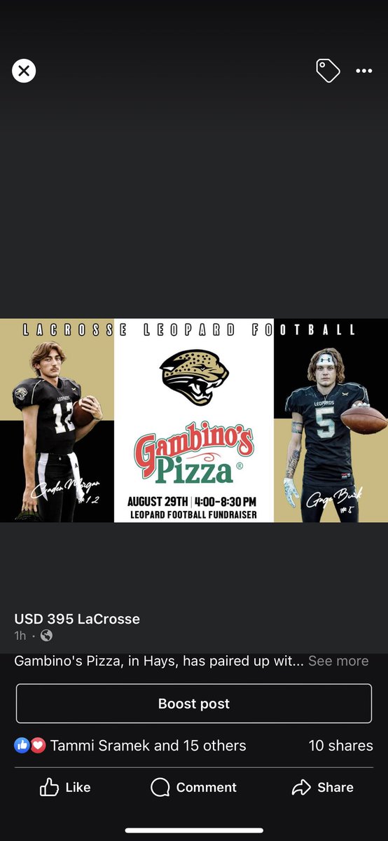 Support the Leopard Football and get some great pizza!