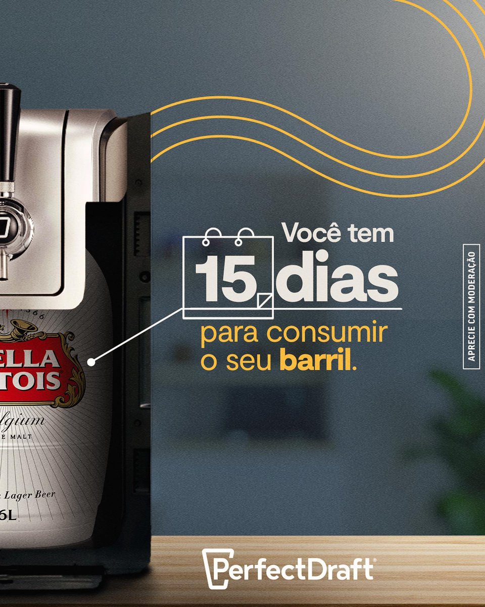 perfectdraftbr's tweet image. Um brinde a 15 dias de puro prazer cervejeiro! Com a possibilidade de preservar o sabor do chopp mesmo após abrir, agora você pode criar momentos memoráveis, saboreando aos poucos. Escolha a PerfectDraft e aproveite cada gole como uma verdadeira celebração. 🍻