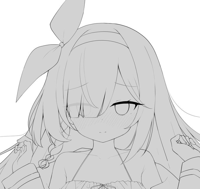 水着差分の表情はどっち?
A:自分案
B:DNR案 