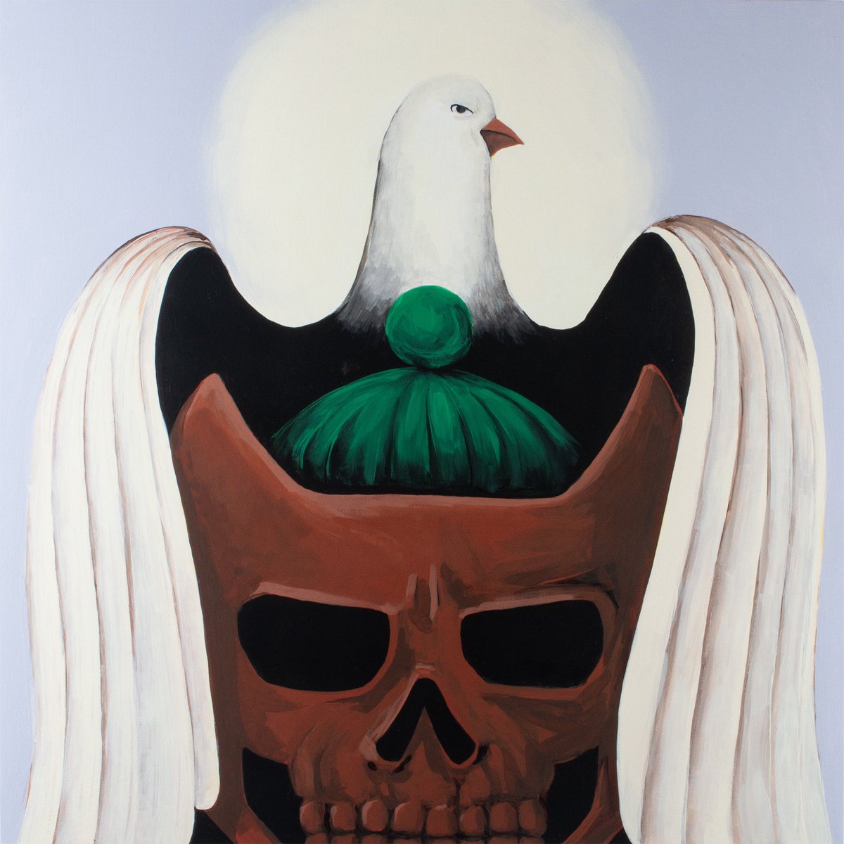 MvVOArt's tweet photo. Patrick Wong’s art melds iconic machines, LP covers, and sci-fi through the lens of hip hop, creating a style he dubs “SCI-BAP”
The Rider”with peace dove.
The Skier: “Rider”as 90’s Polo skier.
Father Time Red:Soldier from Civil Rights era via lyrics.
FatherTime Mono:3D https://t.co/WpJom4fxsn
