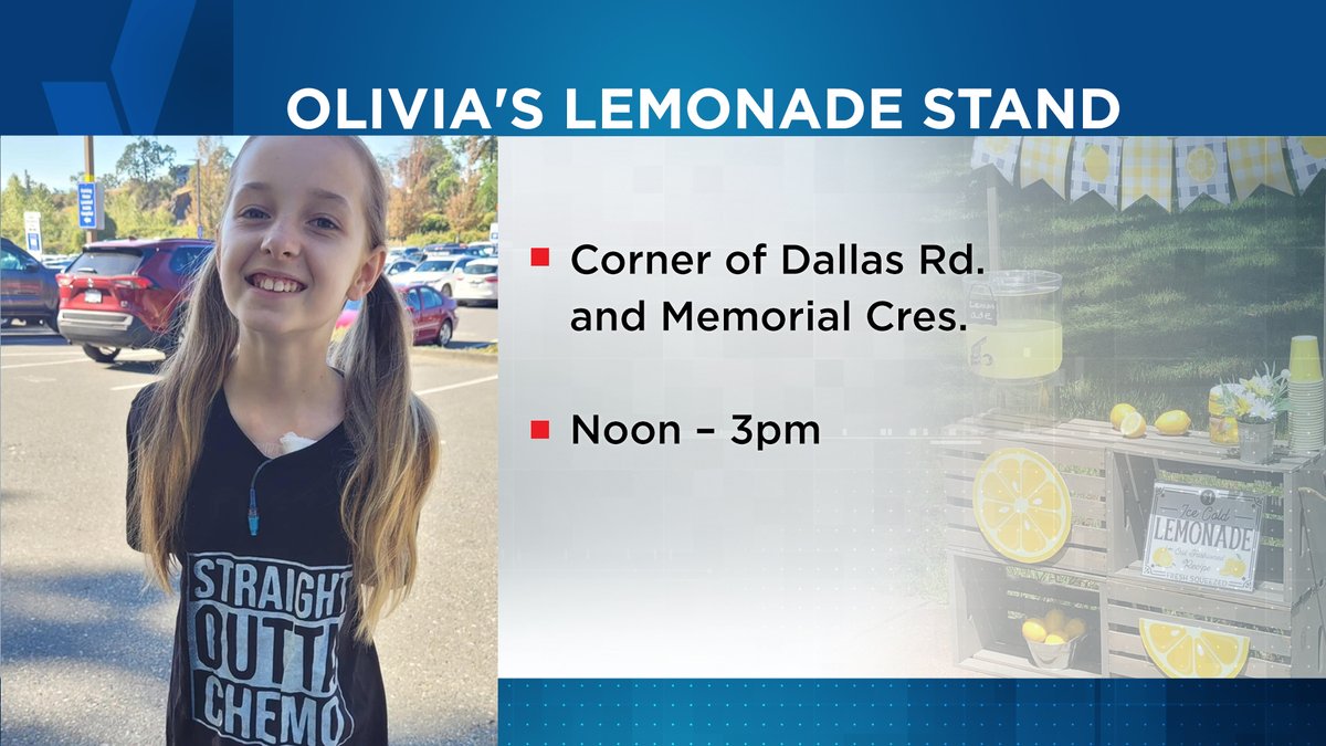My Tour de Rock junior rider, Olivia, just finished 70 weeks of Chemotherapy! She is the most strong, brave, and perseverant girl I know. Tomorrow (Saturday), she is holding a lemonade stand to raise funds for pediatric cancer. Please come out and support her.🍋 @TourdeRock