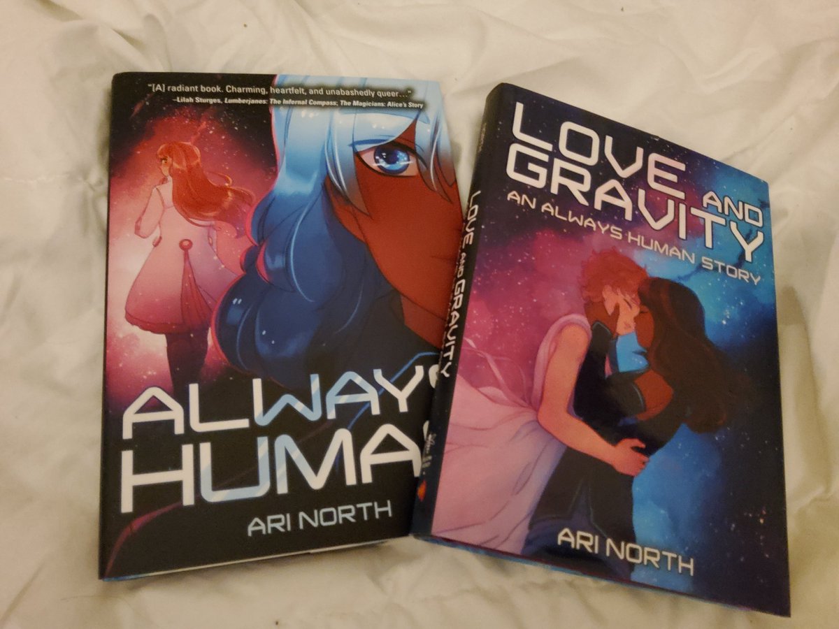 A month later (international shipping takes time 😭) and I finally have the second volume of Always Human by <a href="/walking_north/">Ari North (walkingnorth) @ Love & Gravity!!</a>!
The collection in complete and in hardcover too! ❤️
These past few weeks have been difficult and this was just what I needed!