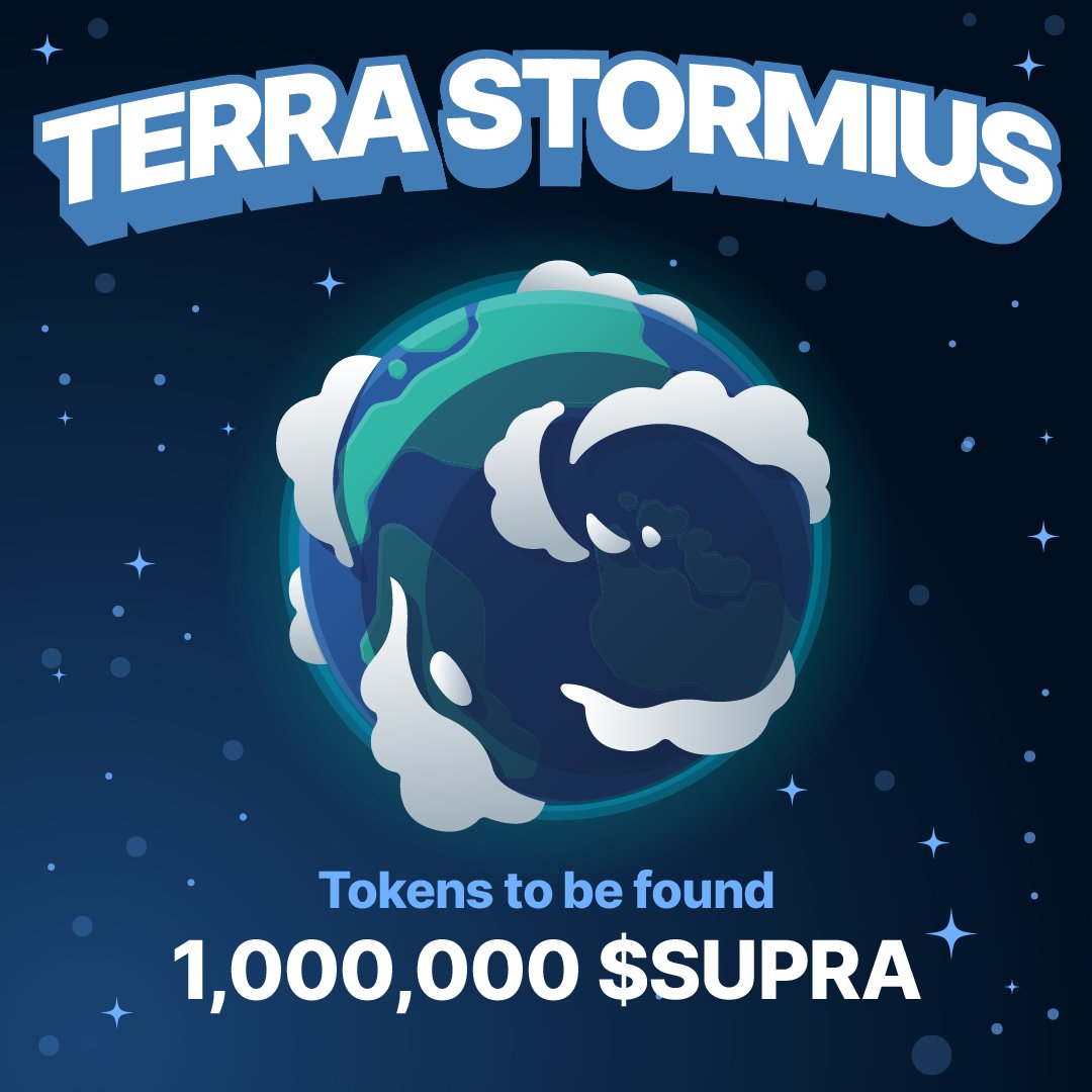 ⚡ Wanna earn a slice of 1 million SUPRA tokens? 🔥 Blast Off's next expedition, Expedition #7, is officially open 🌎🚀 Participants have until Sep. 8 to win 800 #token packs worth 1k each, and 10 token vaults worth 20k each. 🗓️ 💸 Sign up now: supraoracles.com/blastoff 🚀