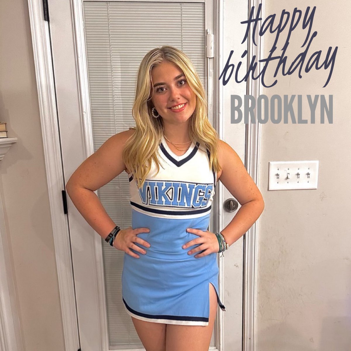 uphscheer's tweet image. Brooklyn is a junior spending her first year with us a a varsity cheerleader! Her positivity can be heard throughout practices and events! We’re so happy to have you on the team! 

We hope you have the best day! 🥳