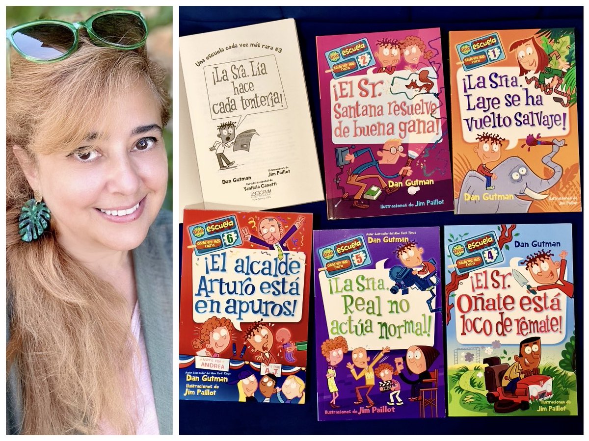 It was a pleasure to translate into Spanish this series of books by Dan Gutman, with illustrations by Jim Paillot. I had a lot of fun during the translation process, and I hope you all enjoy these six books (and laugh as much as I did while translating them).