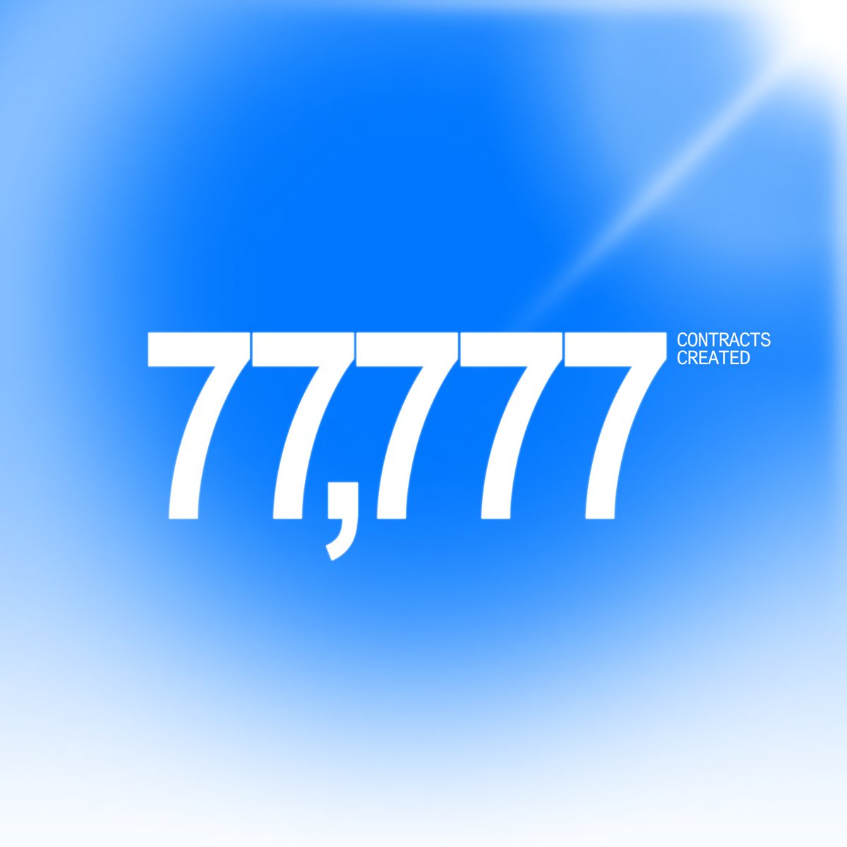zora's tweet photo. ✧ Angel Number Update ✧

77,777 contracts deployed on Zora Network. https://t.co/3dLbl46TPo
