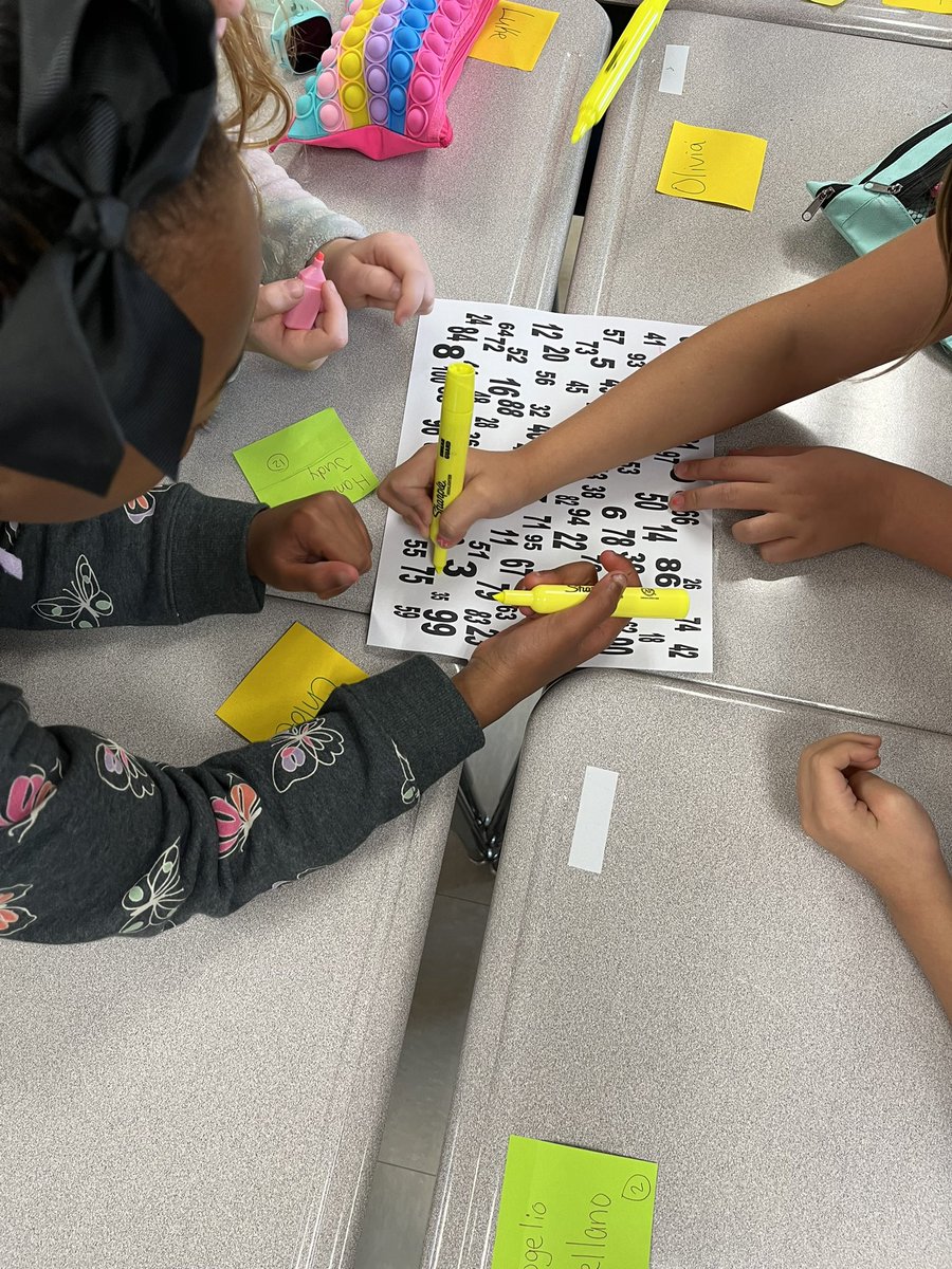 Students collaborating on our first number talk of the year! They did great. 😊  <a href="/CESGoPanthers/">CESGoPanthers</a> <a href="/CCPS_VA/">Clarke Co Schools</a> <a href="/LavalleesClass/">Angela Lavallee</a>