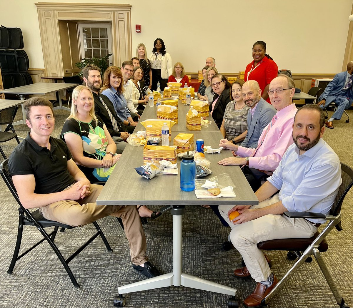We kicked off the school year with a luncheon to welcome new faculty! Brenda Carlson and Lisa Woods are Legal Writing Instructors, Noemi Flores is our Scholar-in-Residence, and Bryan Lammon is a Visiting Professor. #niulaw #niulawhasitall #niulawis4you #niulawproud