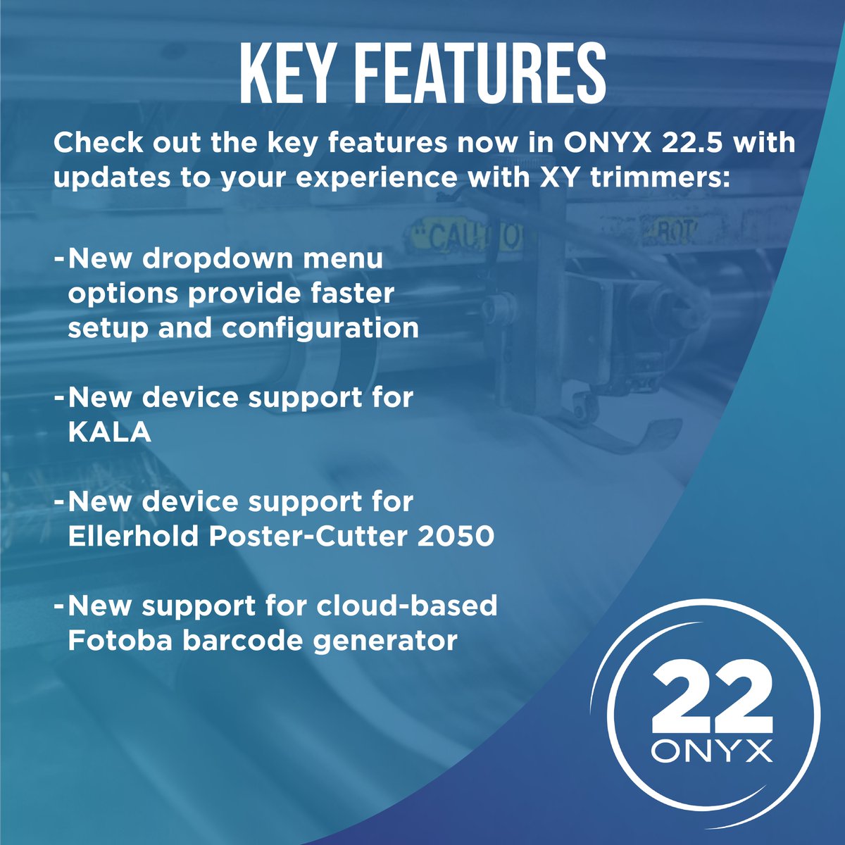 Have you seen the new features brought to ONYX 22.5? Check out these new updates for XY trimmers!
