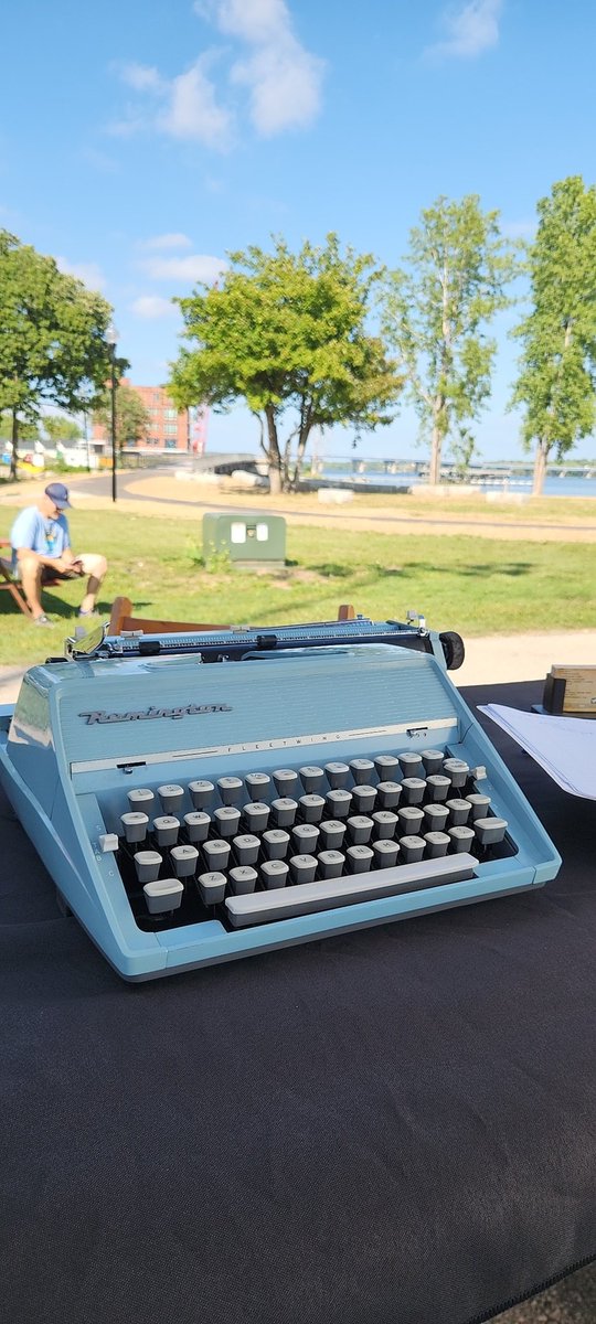 Well, it's been a while, like a year.  Took last year off from typing poems, but back at Artstreet in Green Bay for a few days.