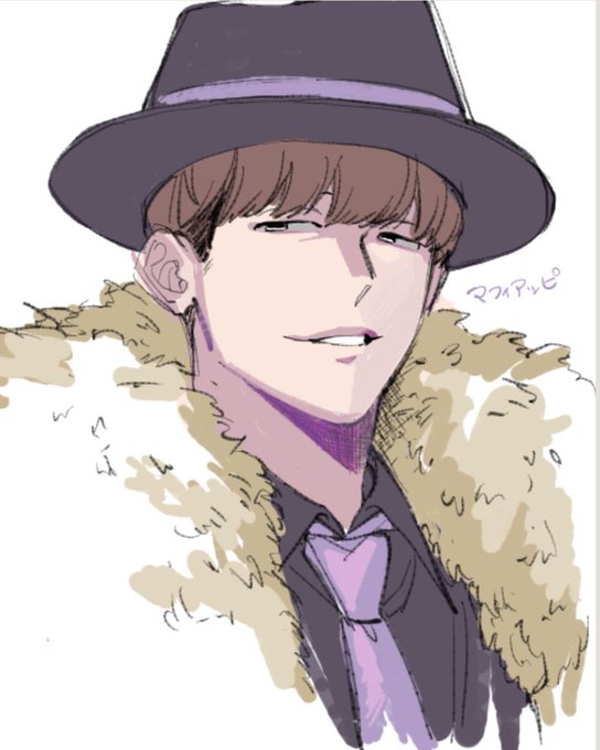 「1boy feather boa」 illustration images(Oldest)