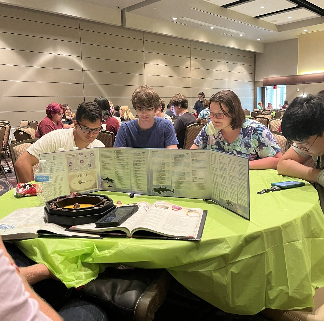 tamucepheid's tweet photo. DnD oneshots, Ultimate Werewolf, and Magic the Gathering oh my! Thanks to all who came to our Open House game night event https://t.co/k30MolCgwk