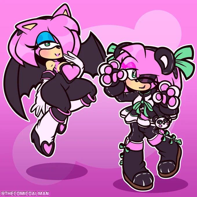 Amy Rouge and Panda Amy :) 