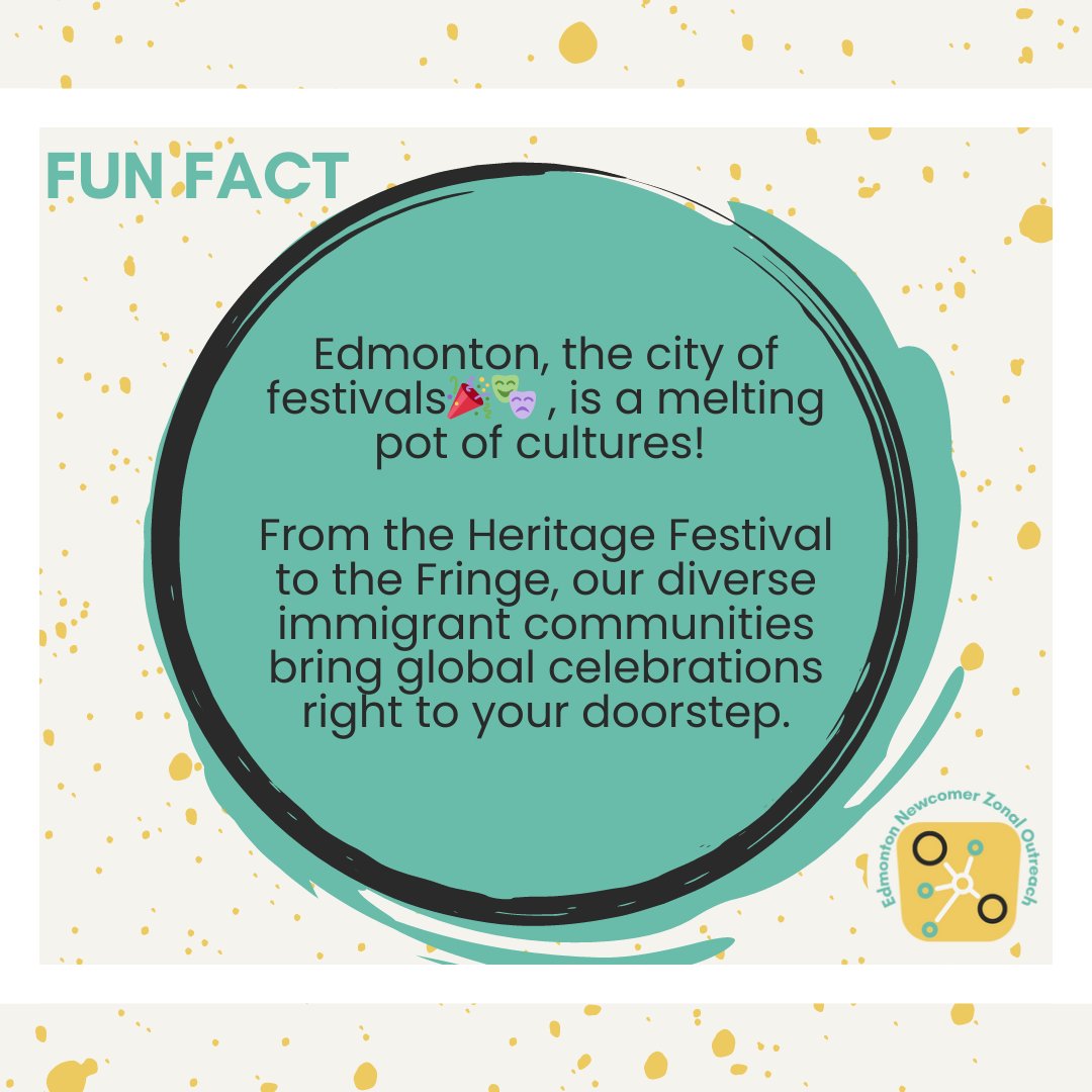 Happy Friday, everyone! Did you know that Edmonton is a city of festivals? Source: Explore Edmonton; exploreedmonton.com #GlobalVillageVibes #YEGCulture #enzoedmonton #enzo #new2yeg #yeg #edmonton