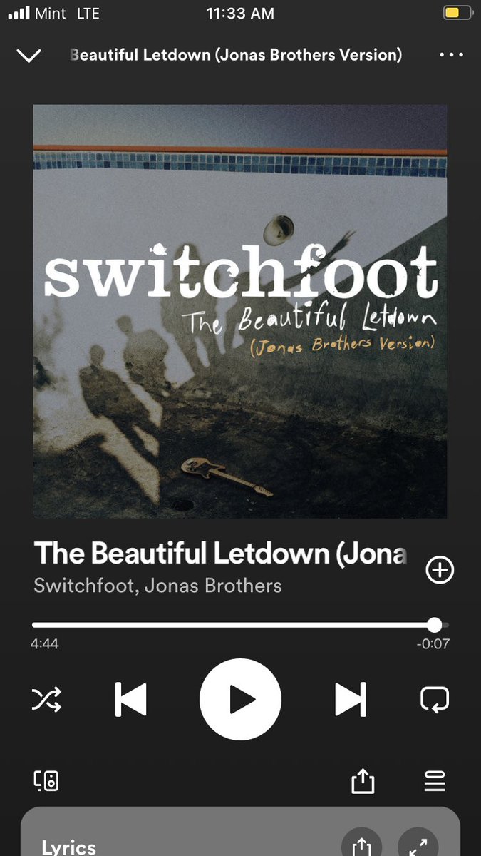 TravHester's tweet photo. This is literally a dream come true. I still don’t feel like it’s real. And in the most loving way possible, only wanting what’s best for my fav brothers, what’s with Joe’s over produced vocal?? Not just on this, but every project since coming back? @jonasbrothers @switchfoot https://t.co/nM7FJ5s86I
