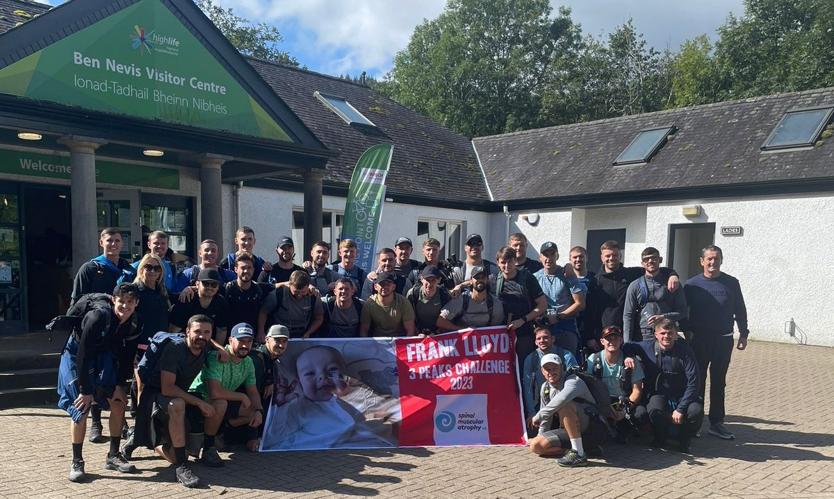 Best of luck to everyone from the Port doing the three peaks this weekend to raise money for <a href="/SMA_UK_/">Spinal Muscular Atrophy UK</a> in honour of Baby Frank Lloyd.