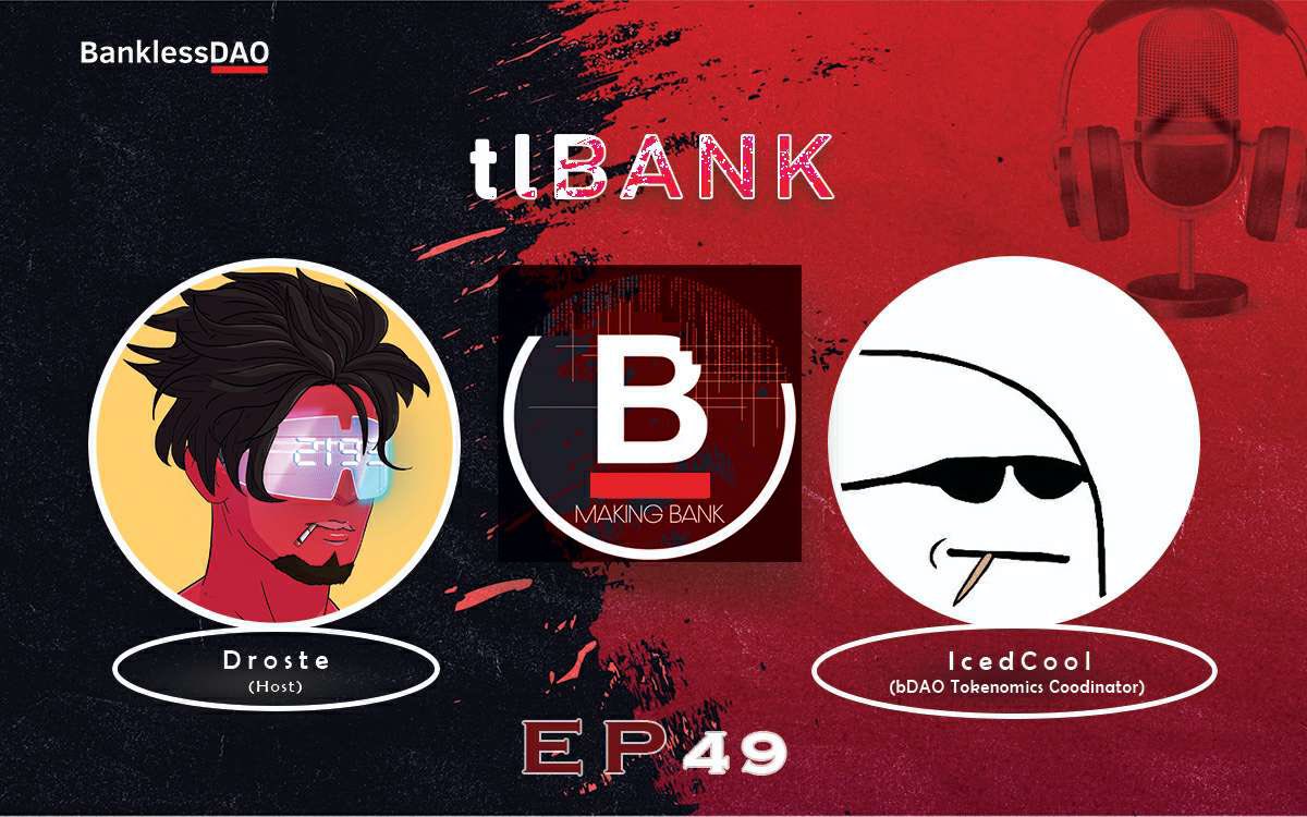 makingbankpod's tweet photo. Our latest guest on the #MakingBankPodcast is @icedcool_eth who is @banklessDAO Tokenomics Coordinator.
In this episode he talks about a new primitive he and the Tokenomics team have been working on that will help facilitate governance, contributor retention, and more.
🧵 https://t.co/INumg0kvTN