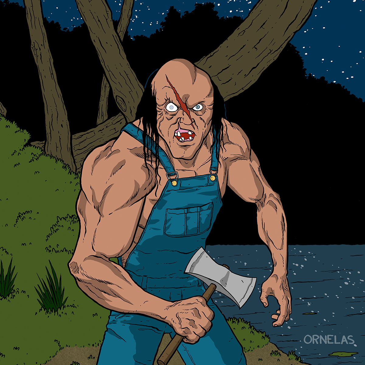 slurmo's tweet photo. "you can still hear ol' Victor Crowley crying for his daddy..." #BuyOrnelasArt #victorcrowley
#commissionsopen #comicbooks #comix #hatchetmovie #supportlocalartists #supportlocalvendors #horrorfamily #horrormovies #horrorsquad #horrorcommunity #HorrorBuff #HorrorAddict https://t.co/bLE8Zbv8E2