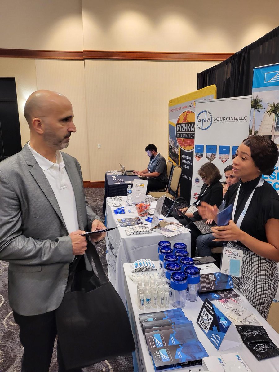 UVIRTP's tweet photo. RTPark Biz Attraction team at @hubzonecouncil Conference: Empowering businesses &amp; bringing jobs to the USVI! Email info@uvirtpark.net for more info on joining the RTPark! #HZConf23 #HUBZoneConference #HubZone #UVIRTPark #BusinessAttraction #VIAssets #EconomicDevelopment https://t.co/JnDLOMNg1K