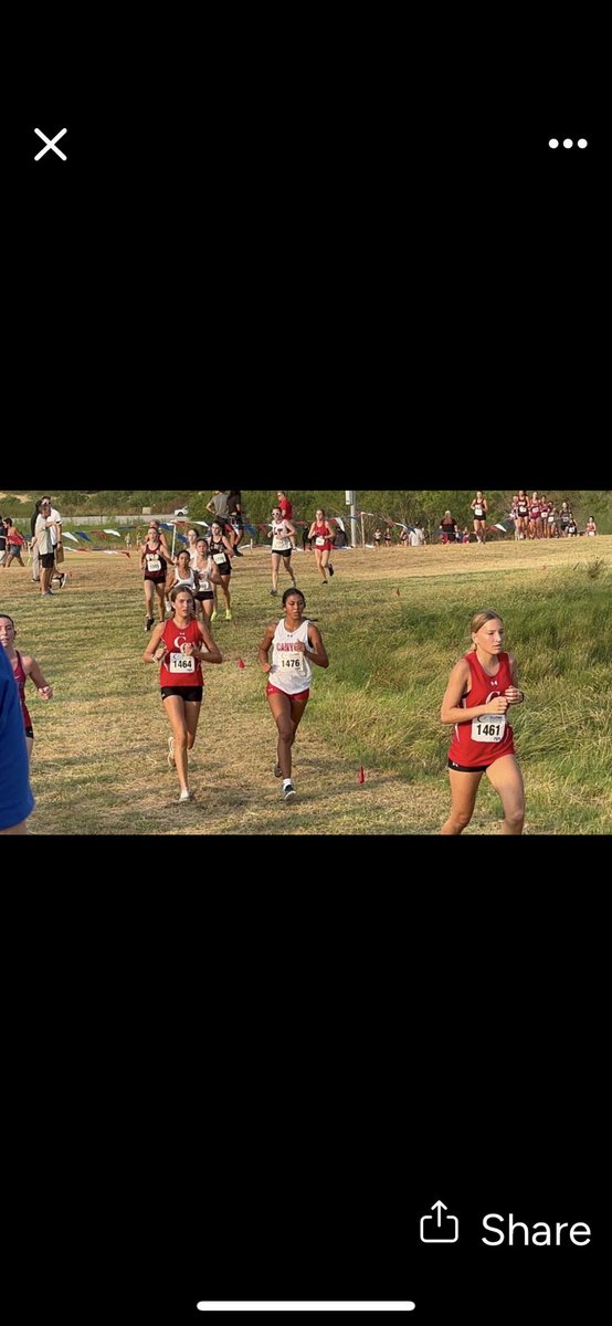 xc_canyon's tweet photo. VG placed 4th. Madi Molinar placed 16th. The girls competed well as a team against some of the best teams from 4A to 6A. @AthleticsCanyon @DavissonDustin @CoachLeonardTX https://t.co/E1LBTZgbpv