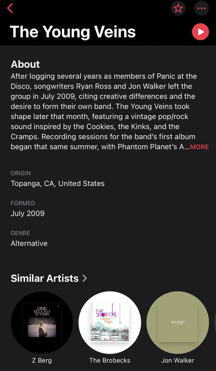 tyvupdates's tweet photo. 🎶 | The Young Veins have appeared to have removed all of their music from Spotify and Apple Music !! https://t.co/6aRgiqUtka