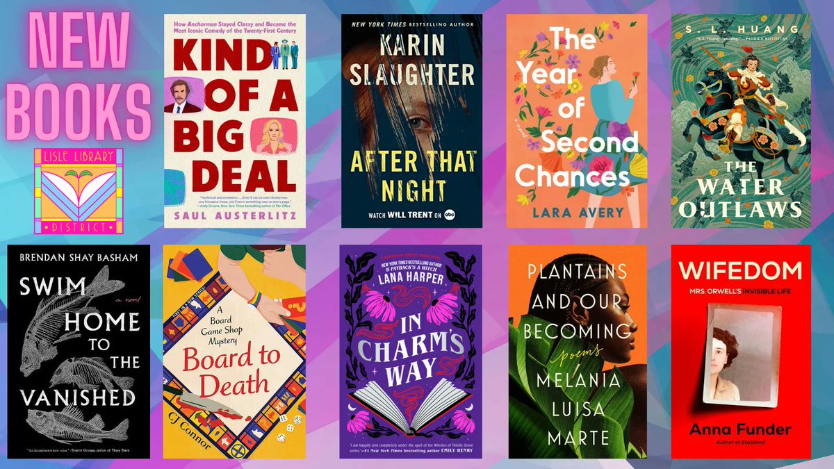We have a wide array of #NewBooks to explore this week! bit.ly/3YMogbZ. @saulausterlitz @SlaughterKarin @_WeBothLoveSoup @sl_huang @papayathief @cjconnorwrites @LanaPopovicLit #BookLovers #Reading #BookTWT #AuthorsOfTwitter
