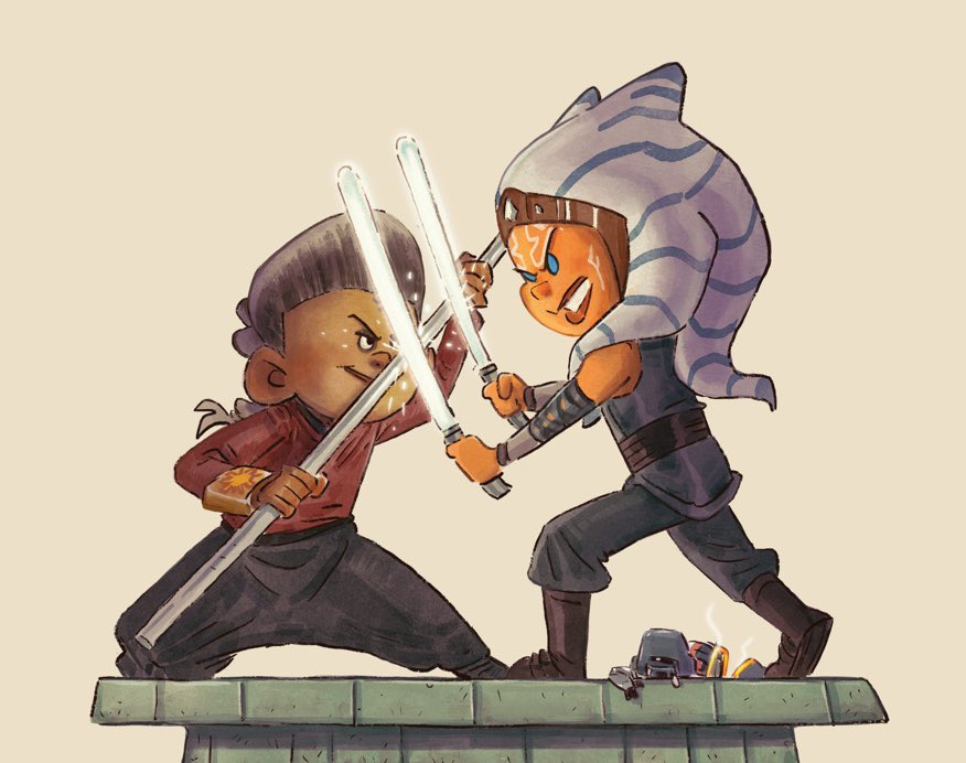 PatrickBallest's tweet photo. Looking forward to this showdown again!
#ahsoka #ahsokatano #morgan #patrickballesteros #illustration #25centwonders https://t.co/LHJqQEf2te