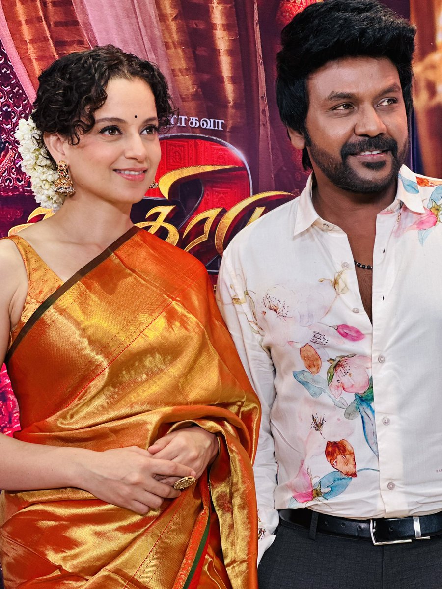 GoldwinSharon's tweet photo. Chandramukhi-2 promotions started today
19 September 2023 Worldwide Release
#MMKeeravaani #iambababaskar #Chandramukhi2 #PVasu #offl_Lawrence #LycaProductions #KanganaTeam #Chandramukhi2audiolaunch
#kanganaRanaut https://t.co/CIoJ4PdkVs