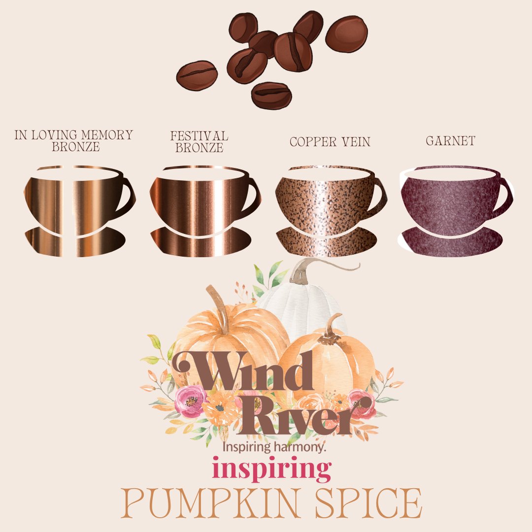 Which Wind River Chimes color inspires pumpkin spice season best? ☕️ 🍂 

#PumpkinSpice #AutumnIsComing #homedecor #windchimes