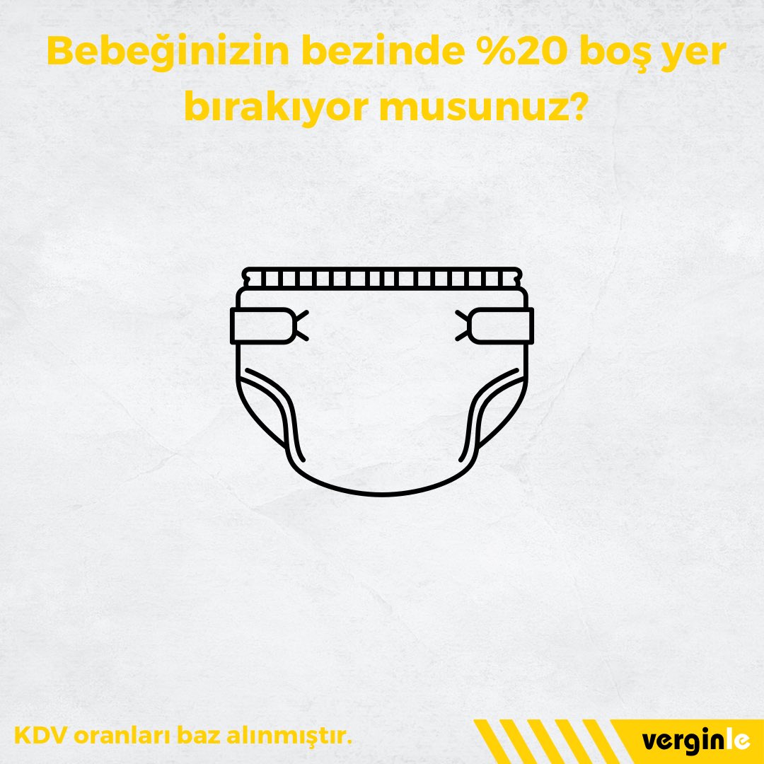 🔍 Bugün Verginle olarak mercek altına altına aldığımız kalemler hijyen ürünleri oldu.

🫧Temel insan ihtiyacı olan hijyen ürünlerinde %8 olan KDV son düzenlemeyle %20’ye çıkarılmıştı.