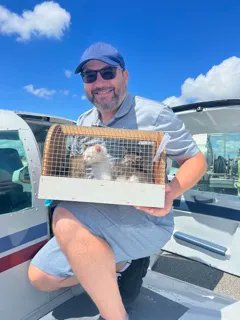 PilotsNPaws's tweet photo. 😺It was a purrfect day for 17 kitties aboard Volunteer Pilot Adrian's plane! 🛩️They flew from GA to Cat Kids Rescue in FL. Me-wow! 🐈 Huge thanks to Pilot Adrian, shelter staff, transporters Dennie &amp; Jenny and rescuers Josh &amp; Kathy for saving the little cuties' lives.
Pawsome!🐾 https://t.co/0xfOZRuprw