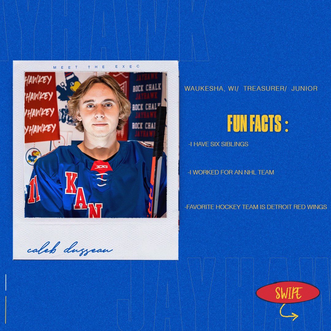 JayhawkHockey's tweet image. 👏🏻INTRODUCING 👏🏻

Your 23-24 Jayhawk Hockey Executive Board! 

#RockChalk #JerseyStore #ExecutiveBoard